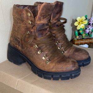 Steve Madden Rustic Brown Womens Boots